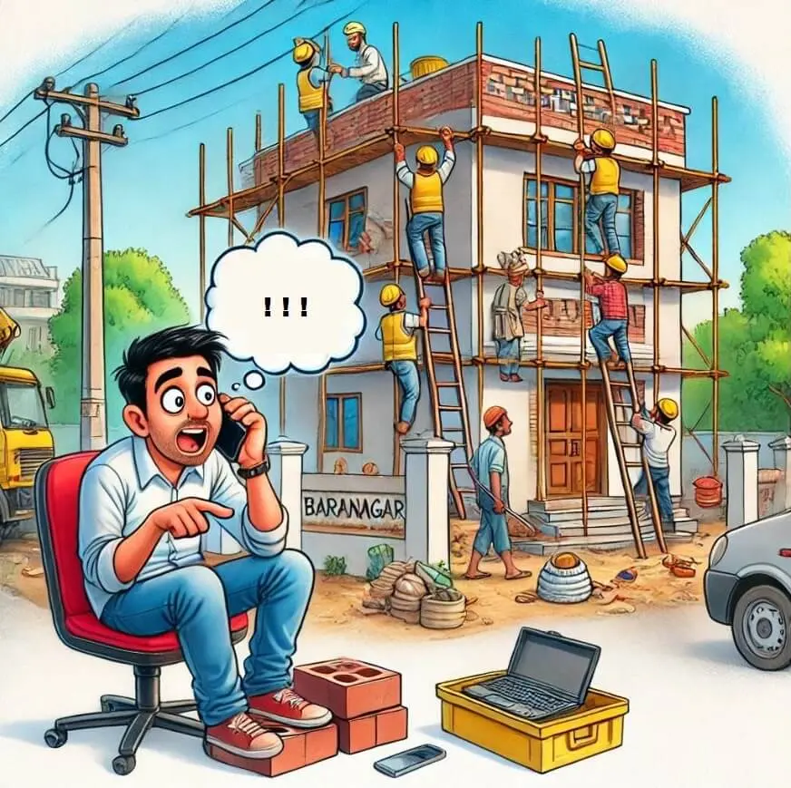 অরিন্দমের বাড়ি তৈরী