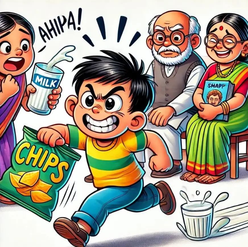 পুষি ঠাম্মীর অঙ্কন