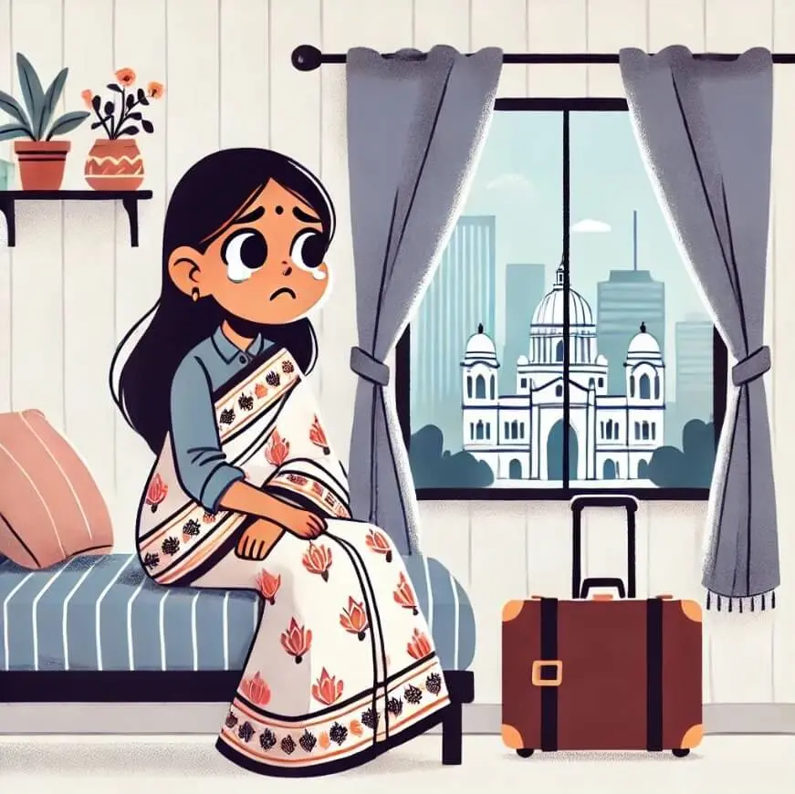 বেড়াতে এসে বুবু ক্লান্ত